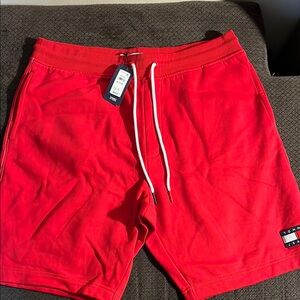 Tommy Hilfiger Men's Red Shorts New W tag